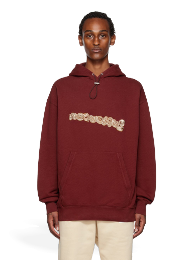 Pulover Jacquemus Le Papier 'Le Sweatshirt Spirale' Hoodie Rdeča | 22H226JS070-2088