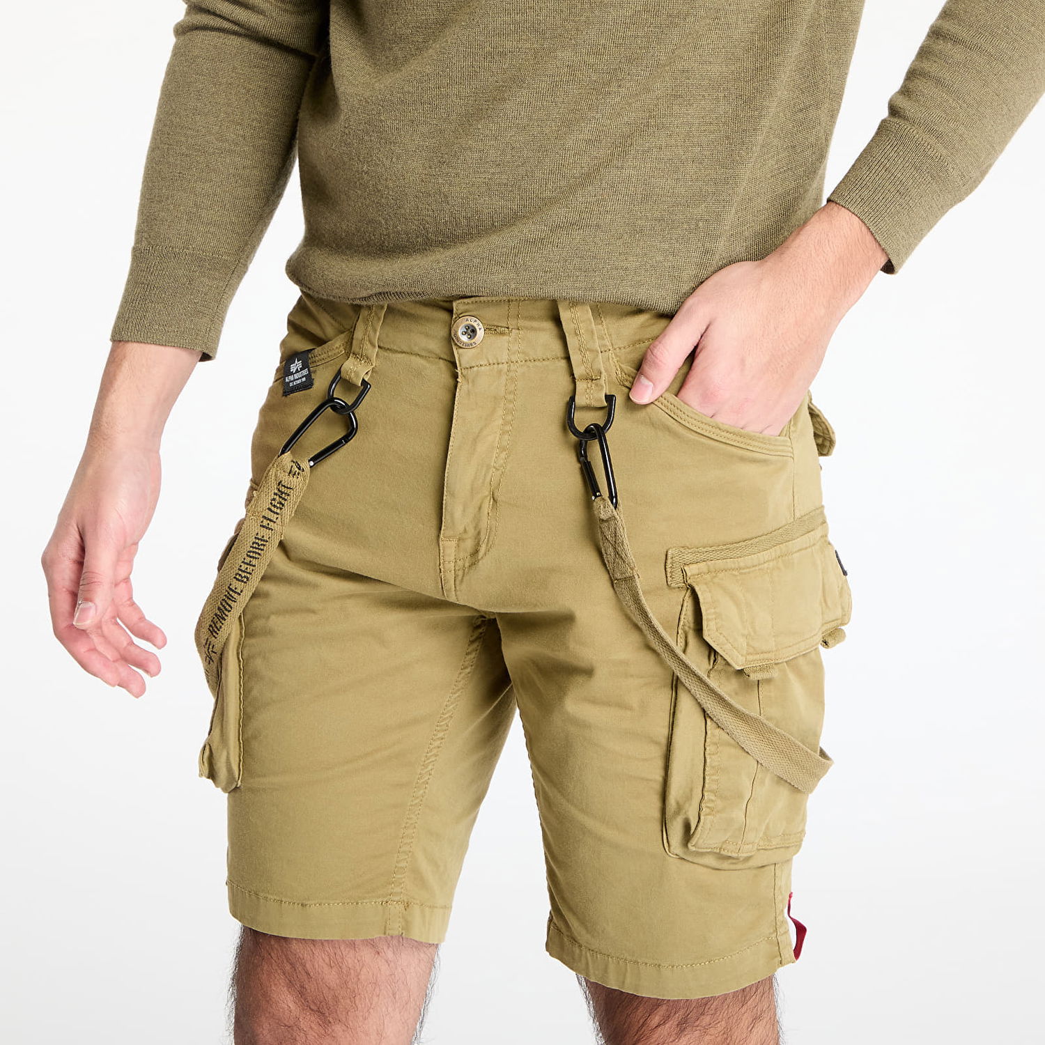 Kratke hlače Alpha Industries Alpha Industries Utility Shorts Bež | 116213-11, 1