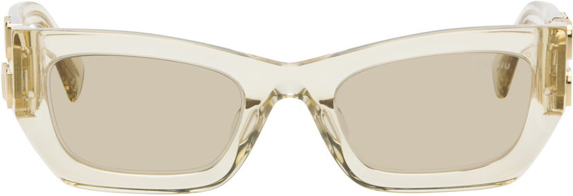 Sončna očala Miu Miu Miu Glimpse Sunglasses Bež | 0MU 09WS 8056262086780