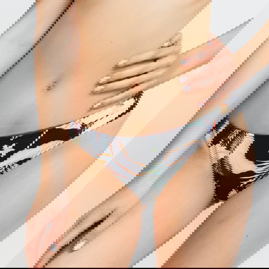 Kopalke Roxy Printed Beach Classics Regular Bikini Bottoms Večbarvna | ERJX404086-KVJ7, 0