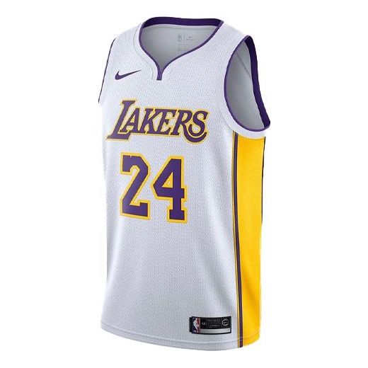 Dres Nike Kobe Bryant Icon Edition Swingman Lakers Fan Jersey Bela | AQ2108-100