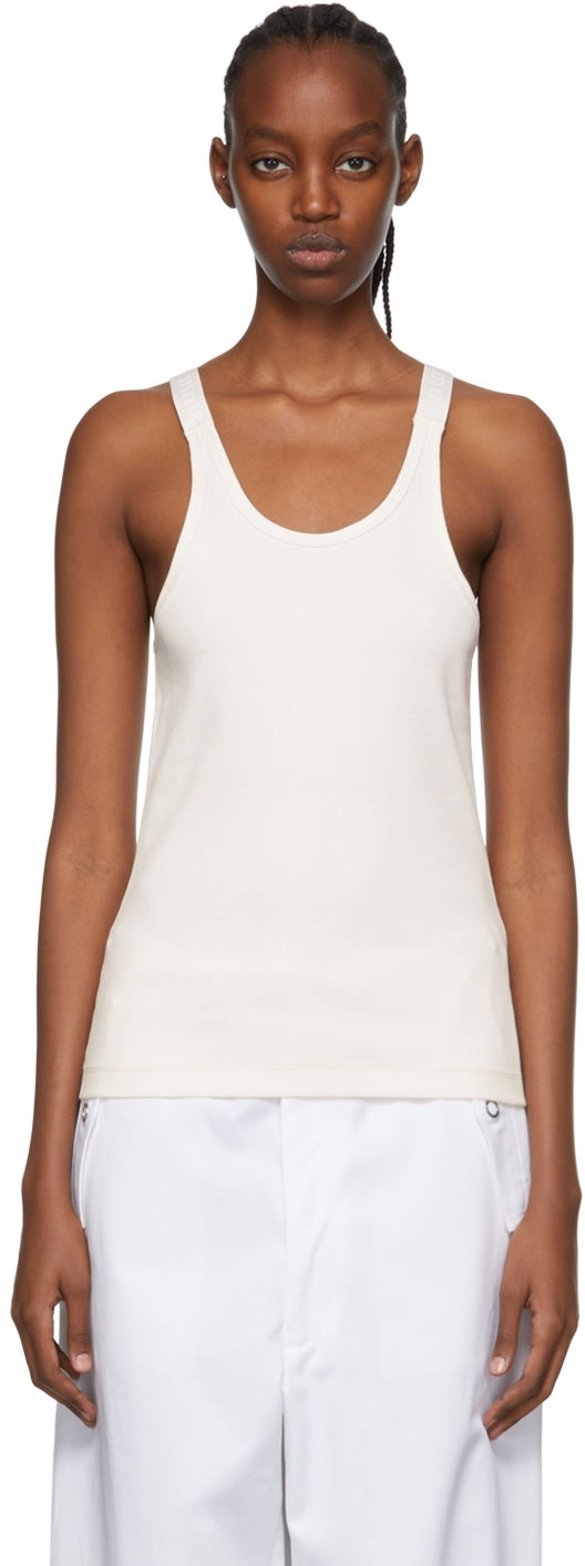 Majica brez rokavov Dion Lee Exclusive Tank Top Bela | C3041R22