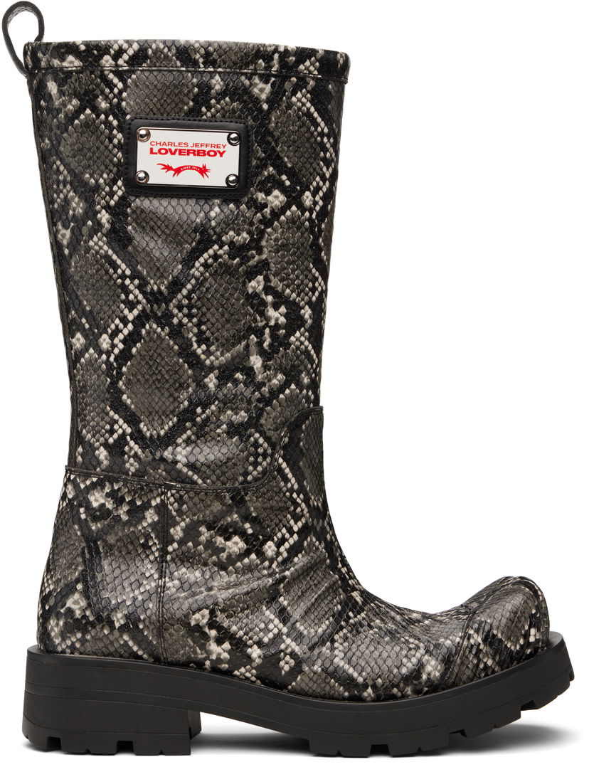 Superge in čevlji Charles Jeffrey Loverboy Charles Jeffrey LOVERBOY Sheathed Moggies Boots Črna | 54150501