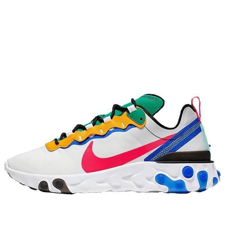 Superge in čevlji Nike React Element 55 Bela | CK2955-161, 0