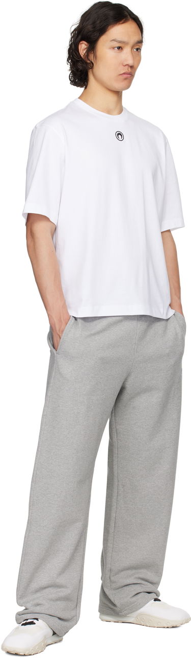 Trenirka Marine Serre Moon Logo Fleece Sweatpants Siva | UPA052A CJER0013, 3