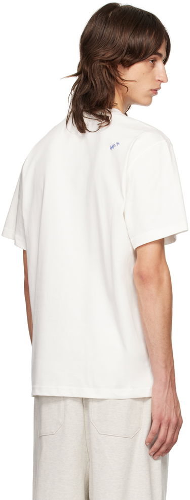 Majica ADER ERROR Flocked Logo T-Shirt Bela | BN25FYTS0101OW, 2