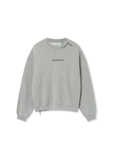 Pulover AXEL ARIGATO Loops Sweatshirt Siva | A3435002, 1