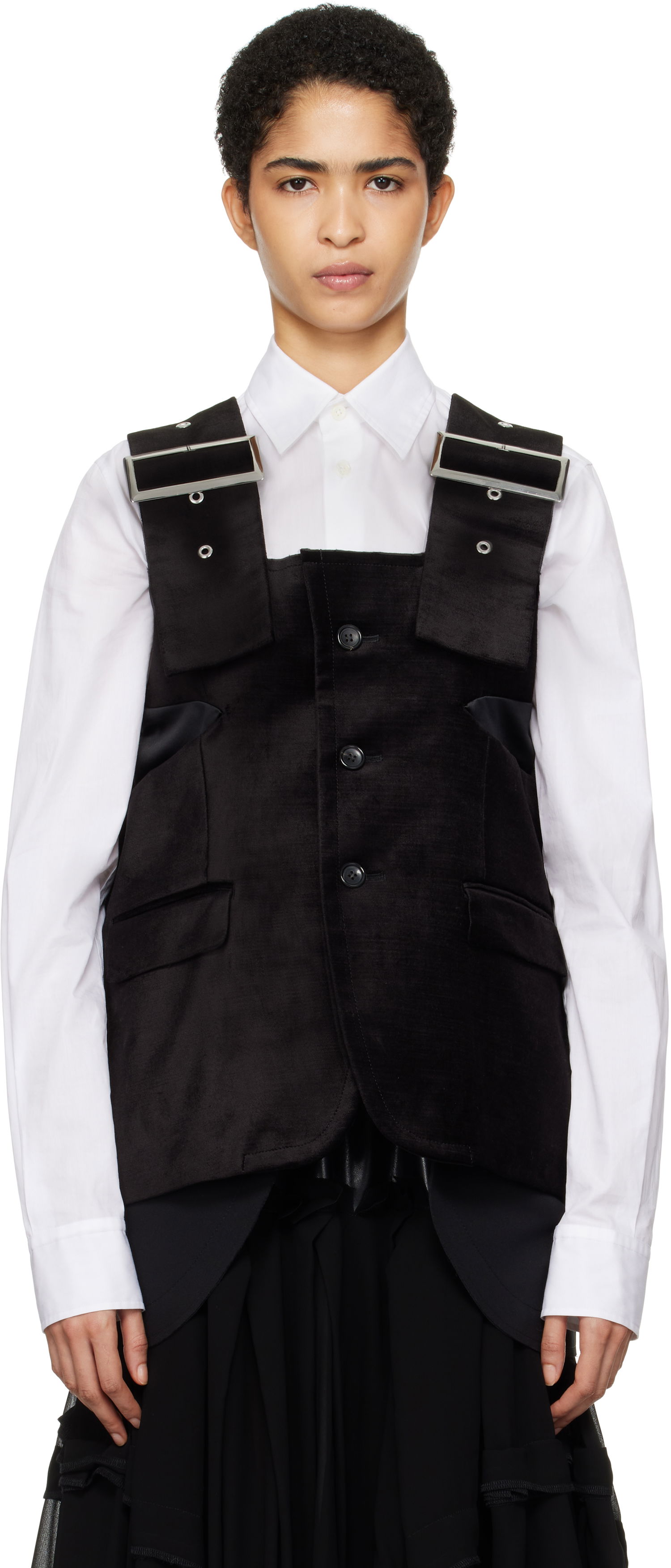 Telovnik Comme des Garçons Velvet Tank Top Črna | GN-J006-051, 0