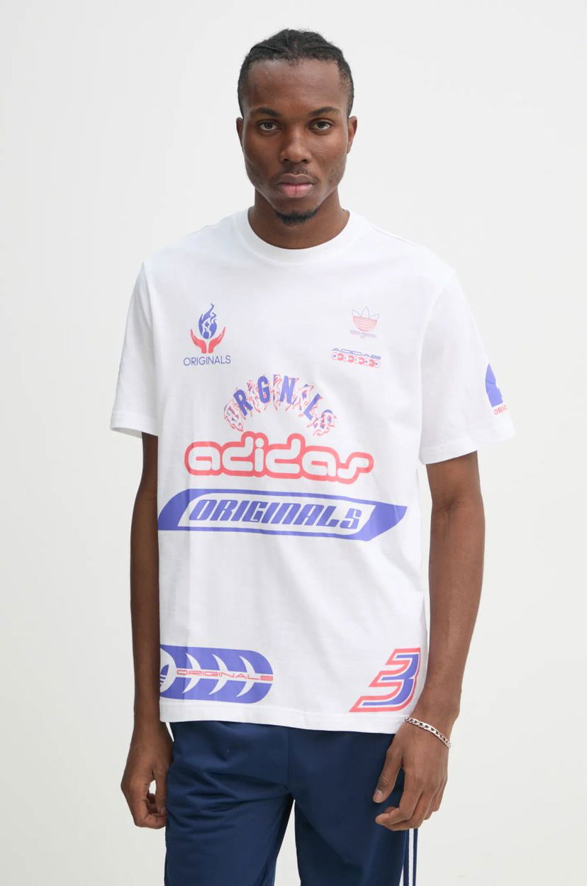 Majica adidas Originals Graphic Print T-Shirt Bela | JD0663