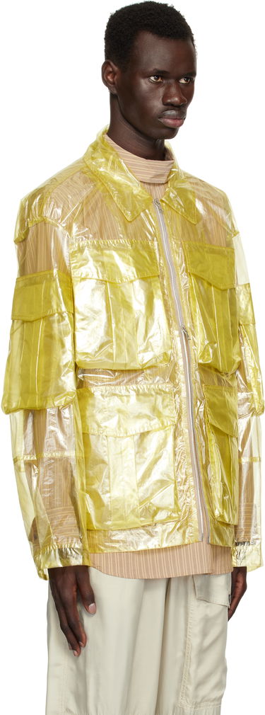 Vetrovka Dries Van Noten Dries Van Noten Overdyed Transparent Jacket Lila | 251-020532-1258, 4