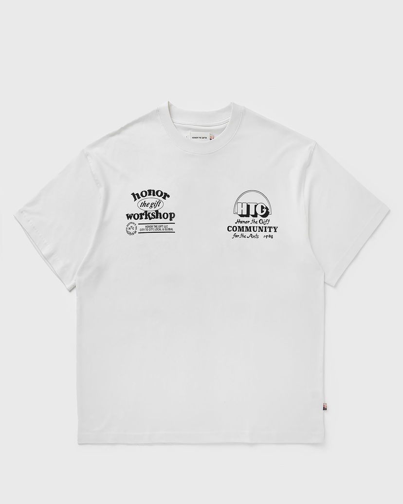 Majica Honor The Gift Workshop Community for the Arts T-Shirt Bela | HTG250391-BONE