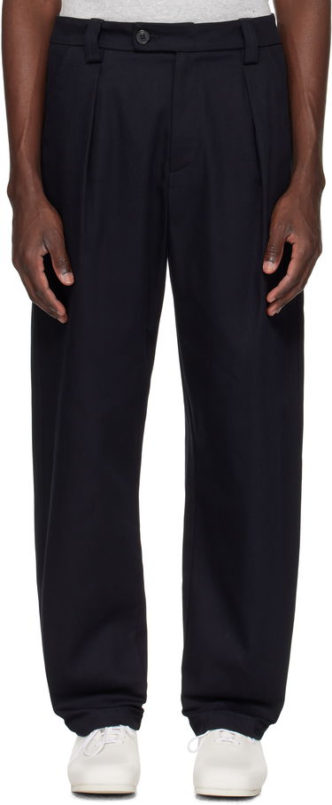 Hlače A.P.C. A.P.C. Renato Pleated Trousers Mornarica | COFCO-H08428, 0