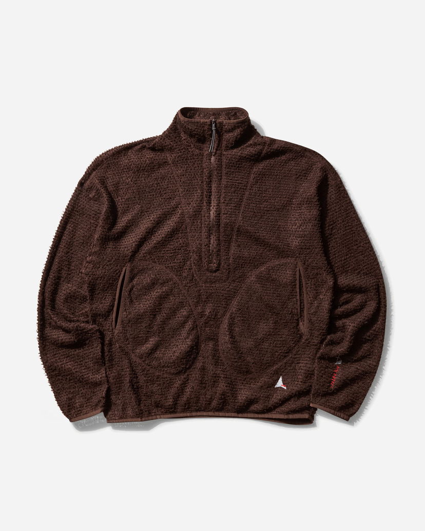 Pleteni pulover ROA Alpha Direct Half Zip Sweater Rjava | RBMW0370FA262 BRW0003