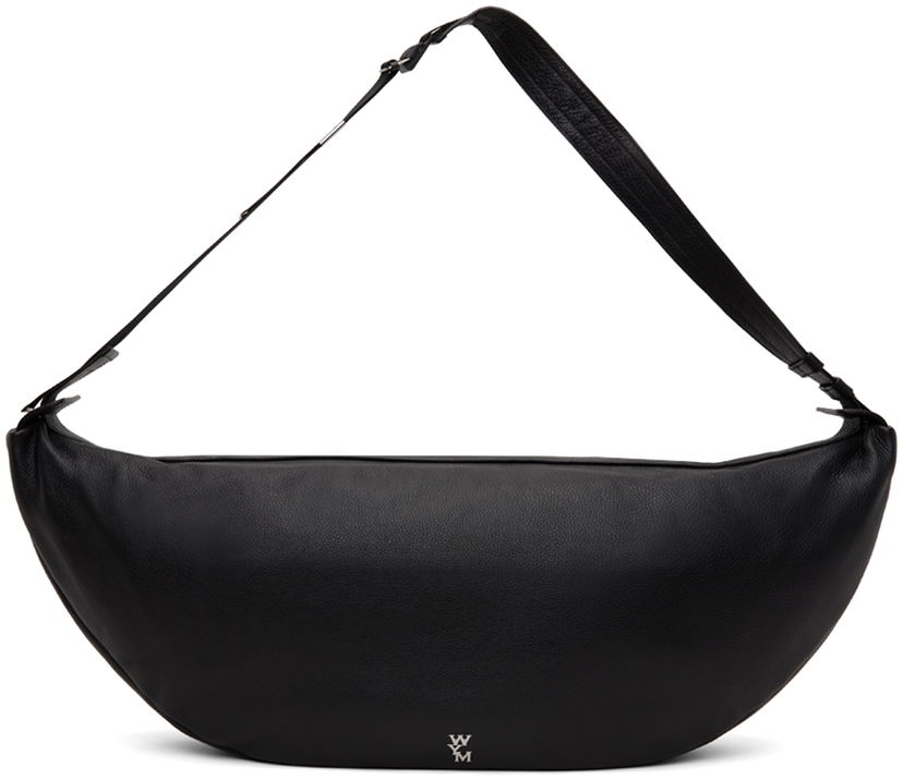 Torbice za okoli pasu WOOYOUNGMI WOOYOUNGMI Large Moon Bag Črna | W241BA14