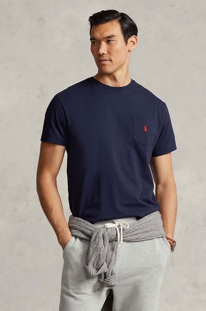 Majica Polo by Ralph Lauren Polo Ralph Lauren T-Shirt with Pocket Mornarica | 710707095