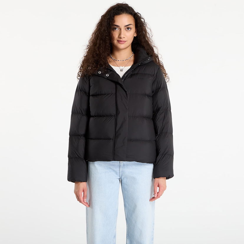 Puhovka Tommy Hilfiger Tommy Hilfiger Down Hooded Puffer Jacket Črna | WW0WW45739 BDS