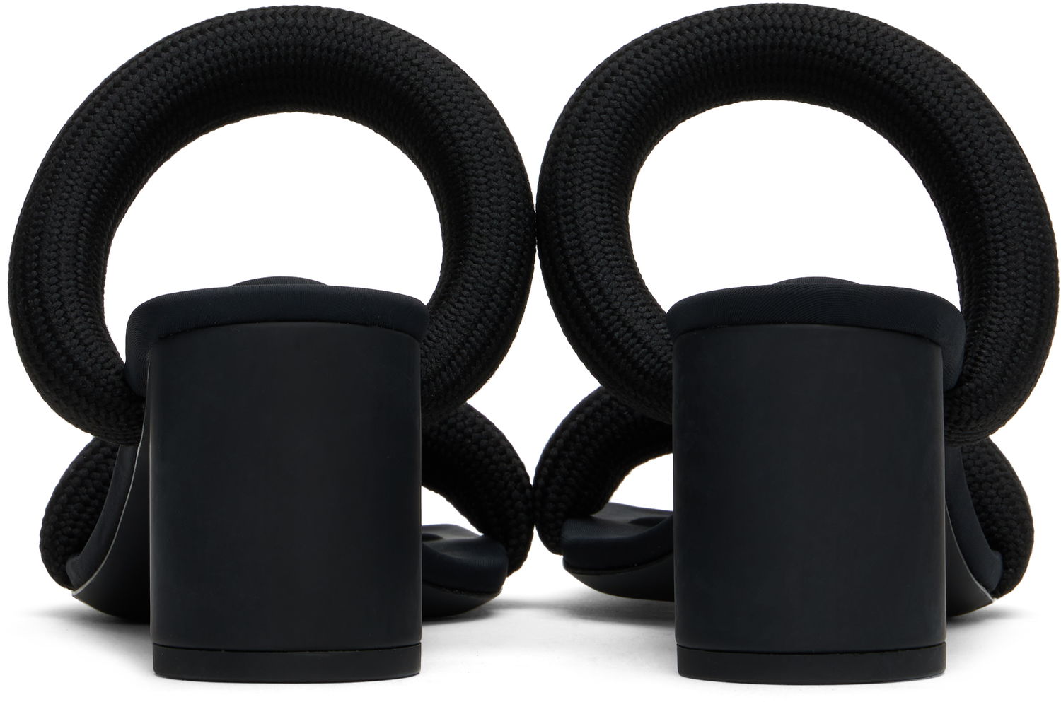 Nega čevljev Alexander Wang Alexander Wang Jax Tubular Heeled Sandals Črna | 30424S010, 1