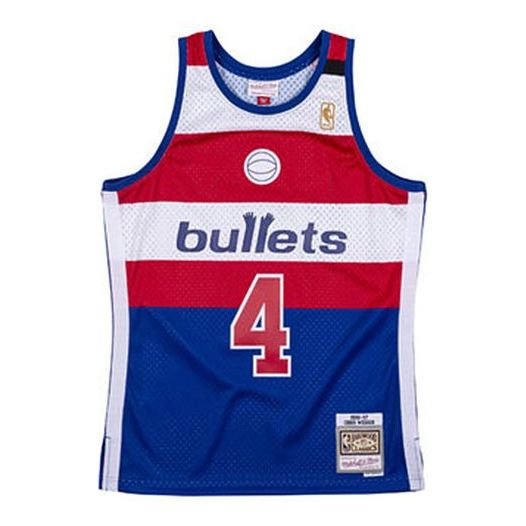 Dres Mitchell & Ness Mitchell & Ness Bullets Basketball Jersey Modra | SMJYCP19069-WBURYRD96CWE