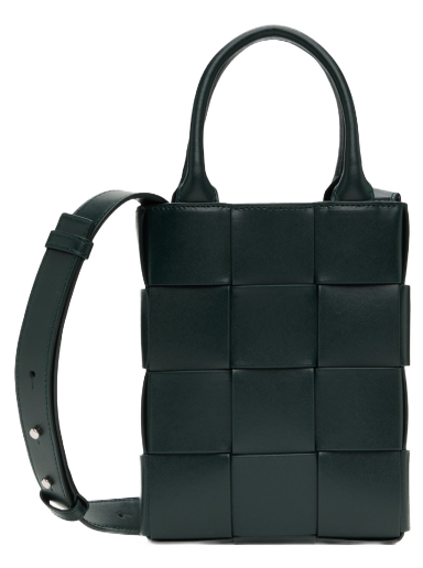 Tote bag Bottega Veneta Mini Cassette Tote Bag Zelena | 758055 VB1K0