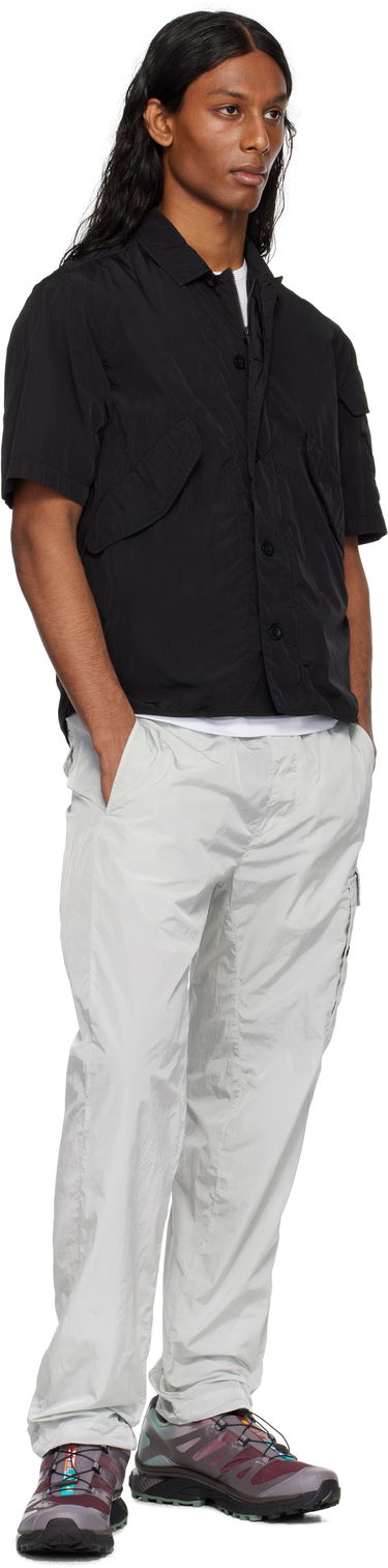 Srajce C.P. Company C.P. Company Chrome-R Short Sleeve Shirt Črna | 18CMOS035A-005904G, 4