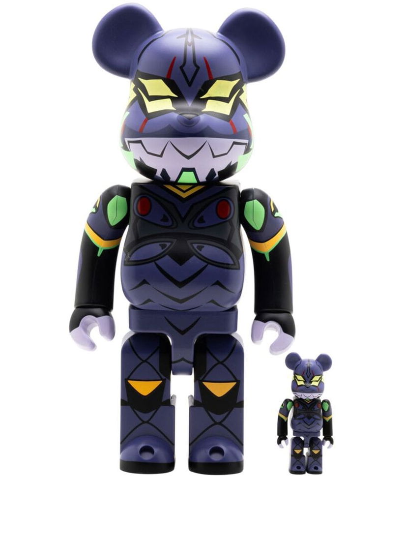 Collectibles Medicom Toy Evangelion Unit 13 "New Paint Version" BE@RBRICK 100% and 400% figure set - Purple Mornarica | MEDI294922270822