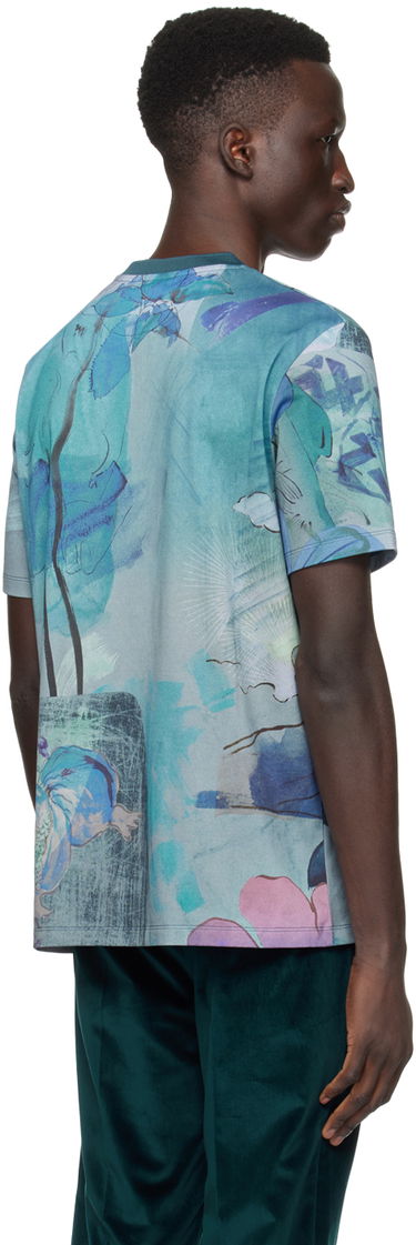 Majica Paul Smith Paul Smith Printed T-Shirt Modra | M1R-919T-MP4275-47, 2
