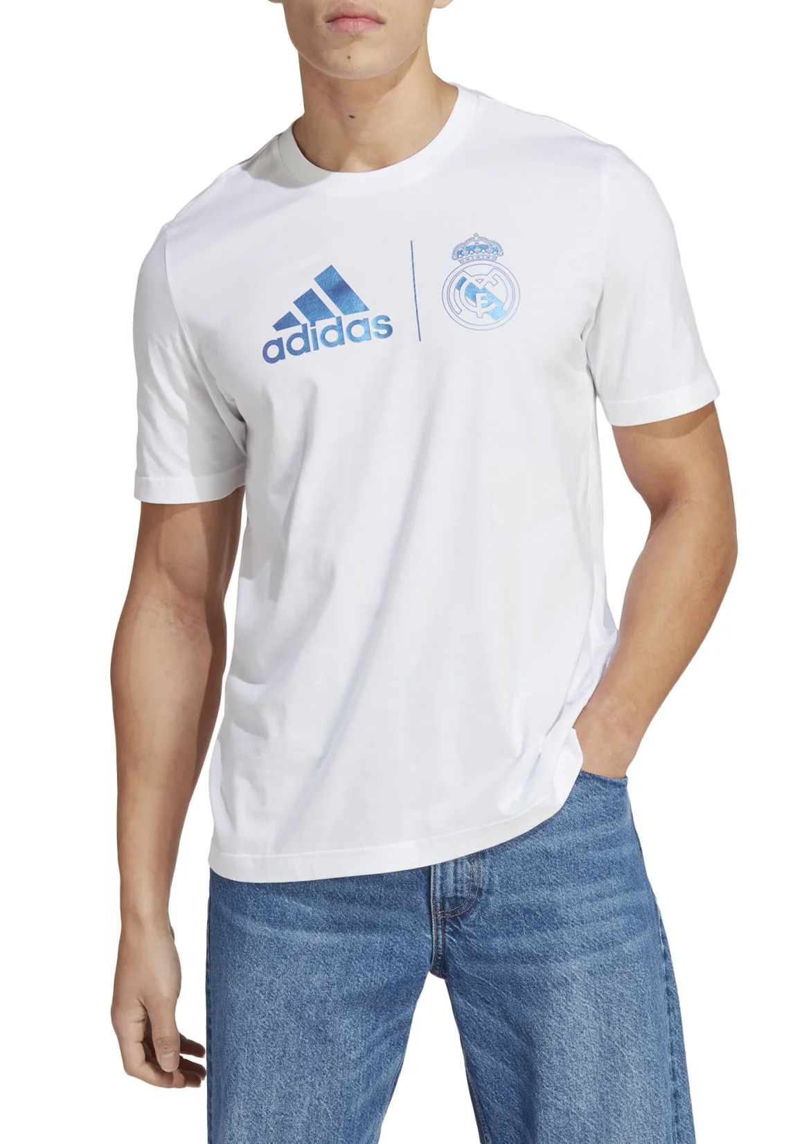 Majica adidas Performance Real Madrid Graphic Tee Bela | ht6463, 0