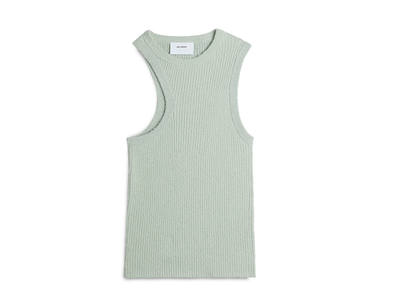 Majica brez rokavov AXEL ARIGATO Scoop Asymmetric Tank Top Siva | A2212001