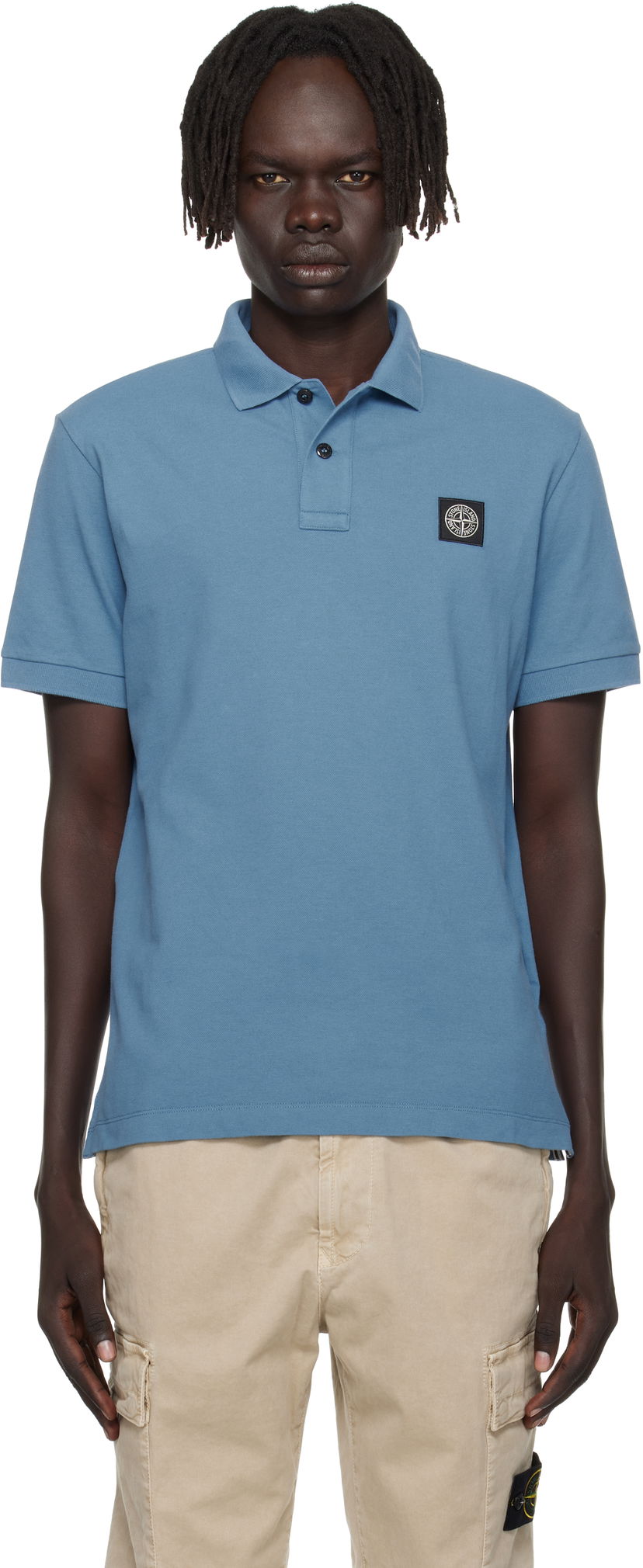 Polo majica Stone Island Short Sleeve Polo Modra | K2S15 2200005 S0017