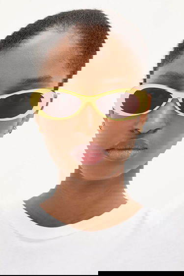 Sončna očala Jacquemus Jacquemus Nuvola Oval Sunglasses Rumena | JAC135C4SUN, 4