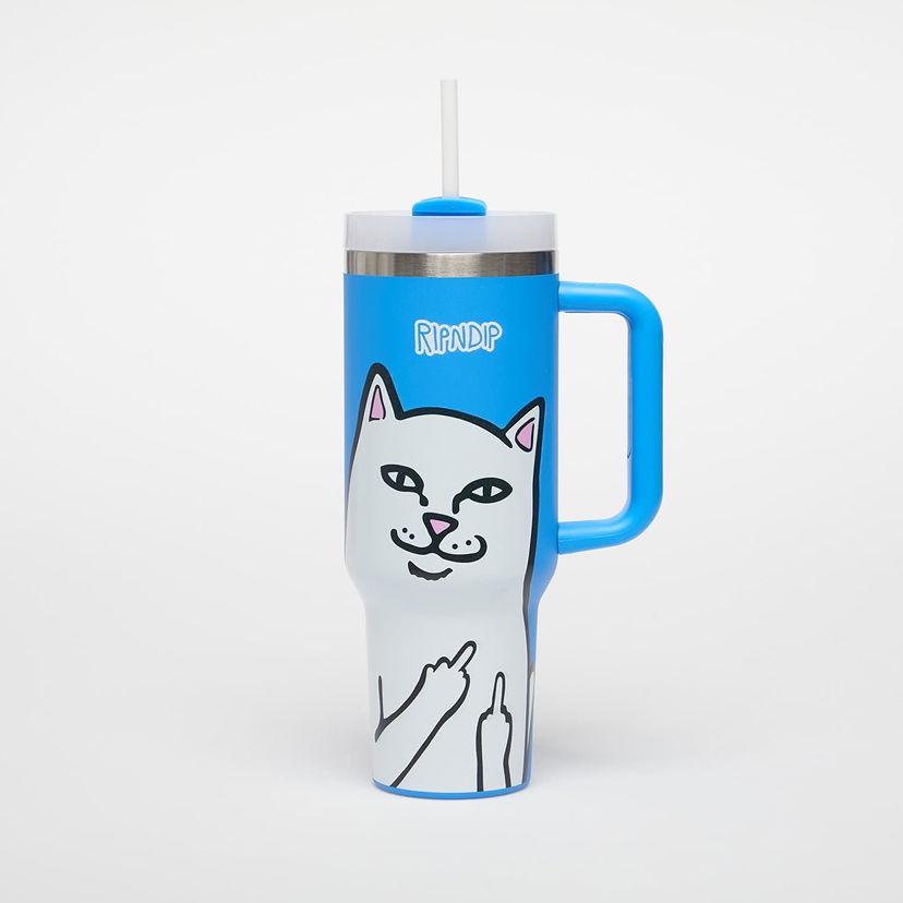 Steklenica za pitje RIPNDIP Lord Nermal Big Ol Cup Tumbler 1200 ml Blue Universal Modra | RNDNERMCUP