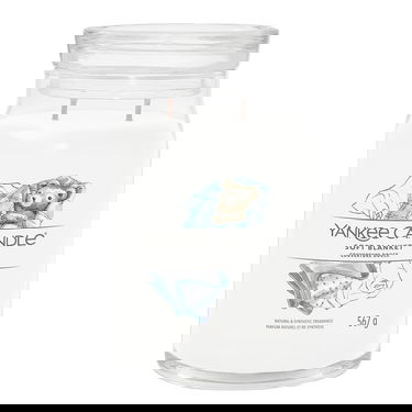 Sveče Yankee Candle Signature Large Jar 2 Wicks Soft Blanket Bela | 40368, 0