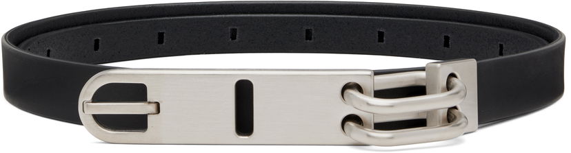 Pasovi Rick Owens Rick Owens Concordians Tongue Belt Črna | RA02E0780 LGE