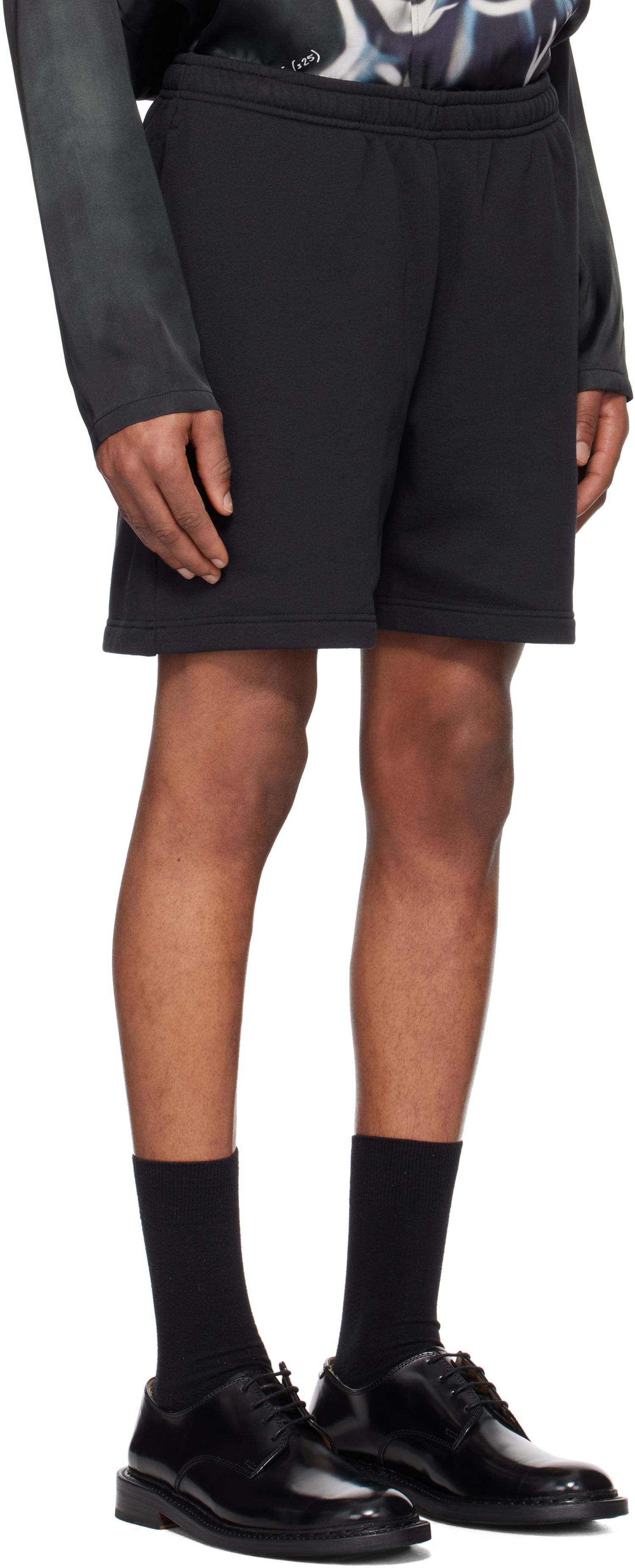 Kratke hlače Acne Studios Fleece Shorts by Acne Studios Črna | CE0064-, 1