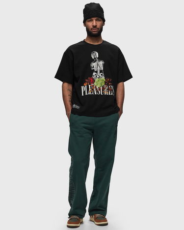 Majica Moose Knuckles X PLEASURES STATUE GRAPHIC TEE Črna | M33MT752PL-BLACK, 1