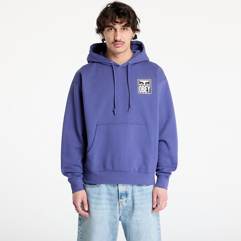 Pulover OBEY OBEY Eyes Icon 2 Hoodie Lila | 117462142-SIB