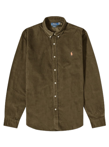 Srajce Polo by Ralph Lauren Corduroy Defender Zelena | 710818761014
