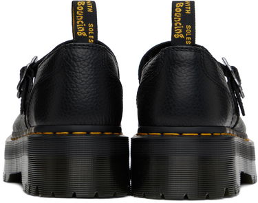 Oblačila Dr. Martens Dr. Martens Addina Flower Buckle Leather Platform Oxfords Črna | 27644001, 1