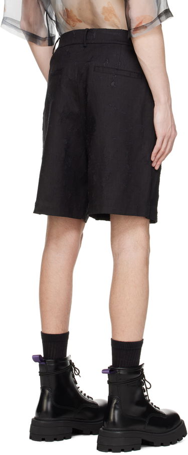 Kratke hlače Feng Chen Wang Feng Chen Wang Distressed Shorts Črna | FMS17ST05, 2