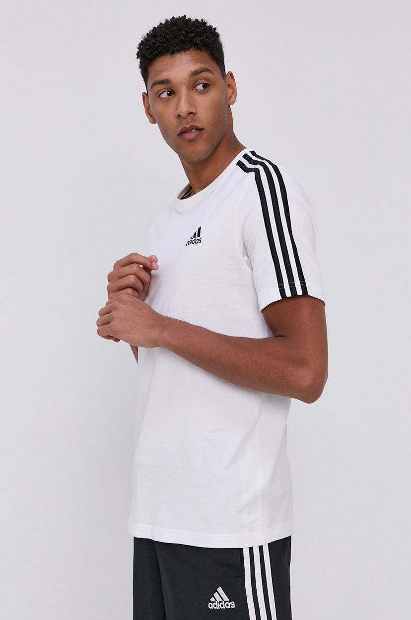 Majica adidas Originals 3-Stripes Logo Graphic T-Shirt Bela | GL3733