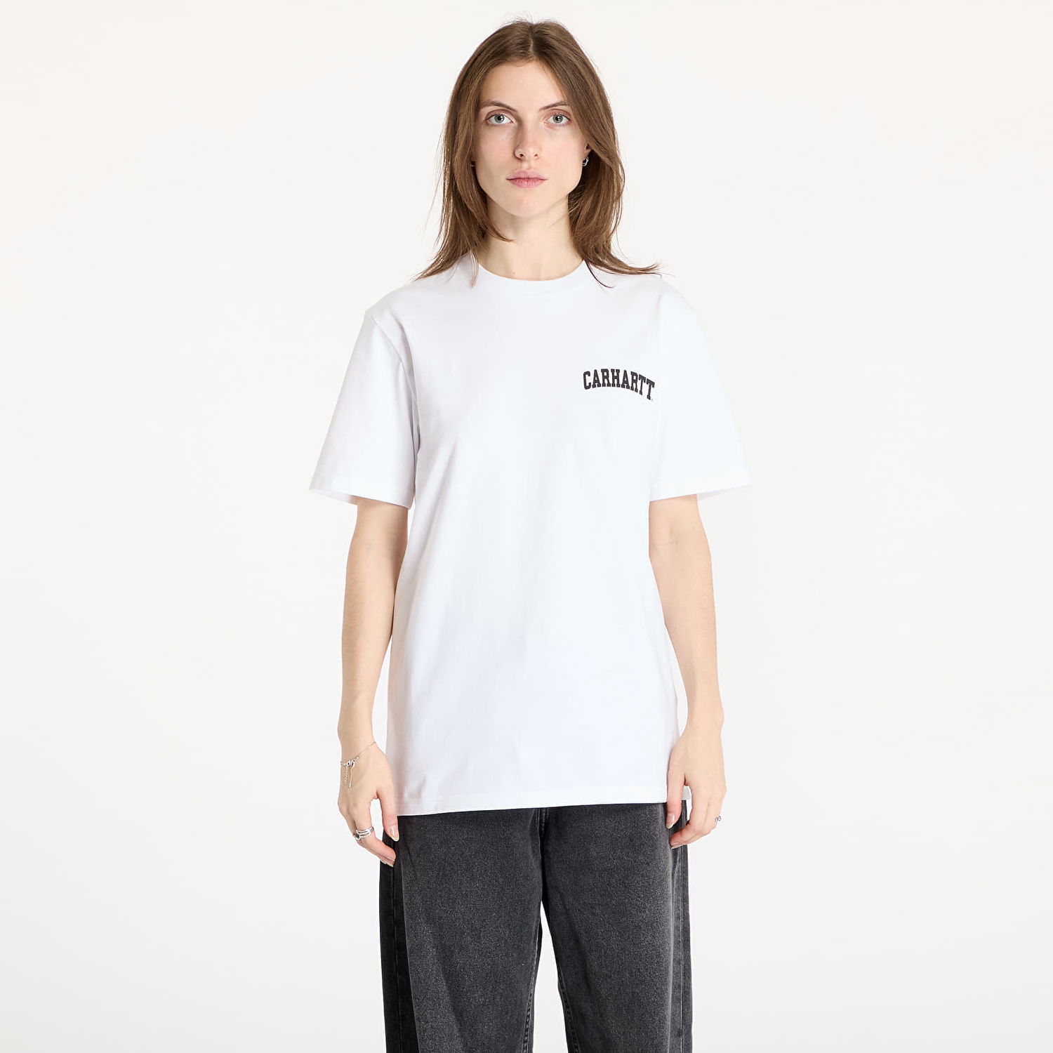 Majica Carhartt WIP T-Shirt Script White Bela | I034852.00AXX, 0