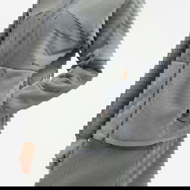 Pulover Snow Peak Double Face Fleece Jacket Siva | SW-24AU007-GRY, 5