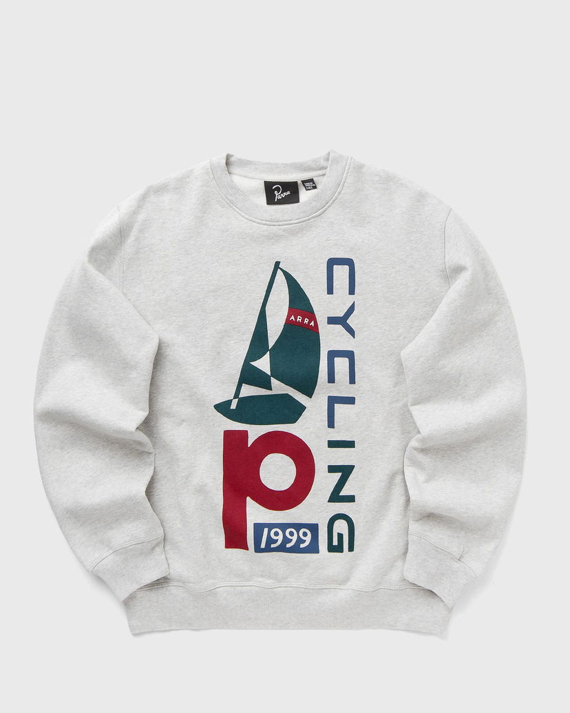 Pulover By Parra Sail Bike Crew Neck Sweatshirt Siva | 54125
