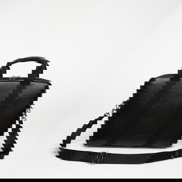 Torba za čez ramo CALVIN KLEIN Calvin Klein Webbing Strap Laptop Bag Črna | LV04D3272G UB1, 0
