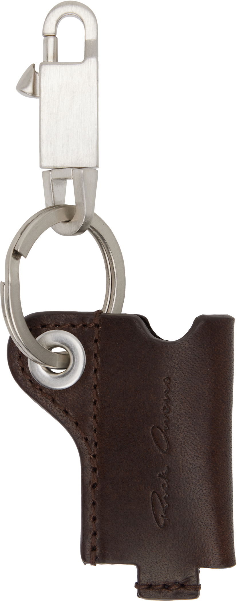 Obeski za ključe Rick Owens Rick Owens Mini Lighter Holder Keychain Rjava | RA01E0695 LGEL