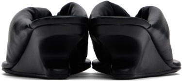 Nega čevljev Rick Owens Rick Owens Hollywood Thong Cantilever 45 Heeled Sandals Črna | RP01E7858 LBY, 1