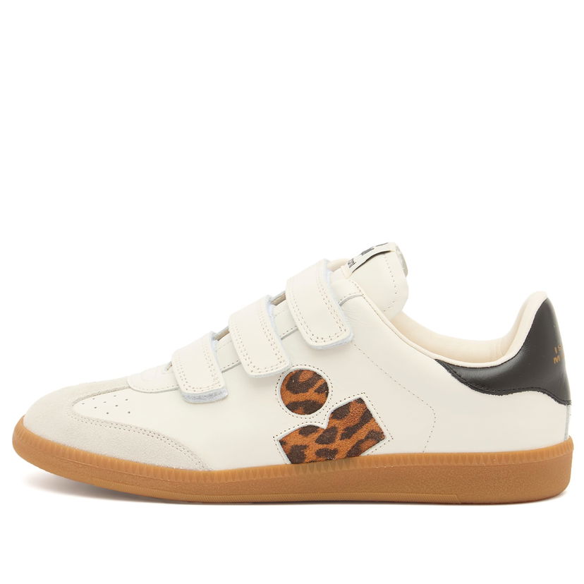 Superge in čevlji ISABEL MARANT Beth Velcro Bela | 25ABK0013FA-C3E07S-ECLE