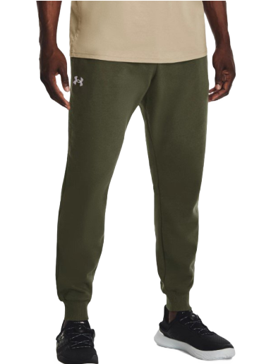 Hlače in kavbojke Under Armour Rival Fleece Zelena | 1379774-390