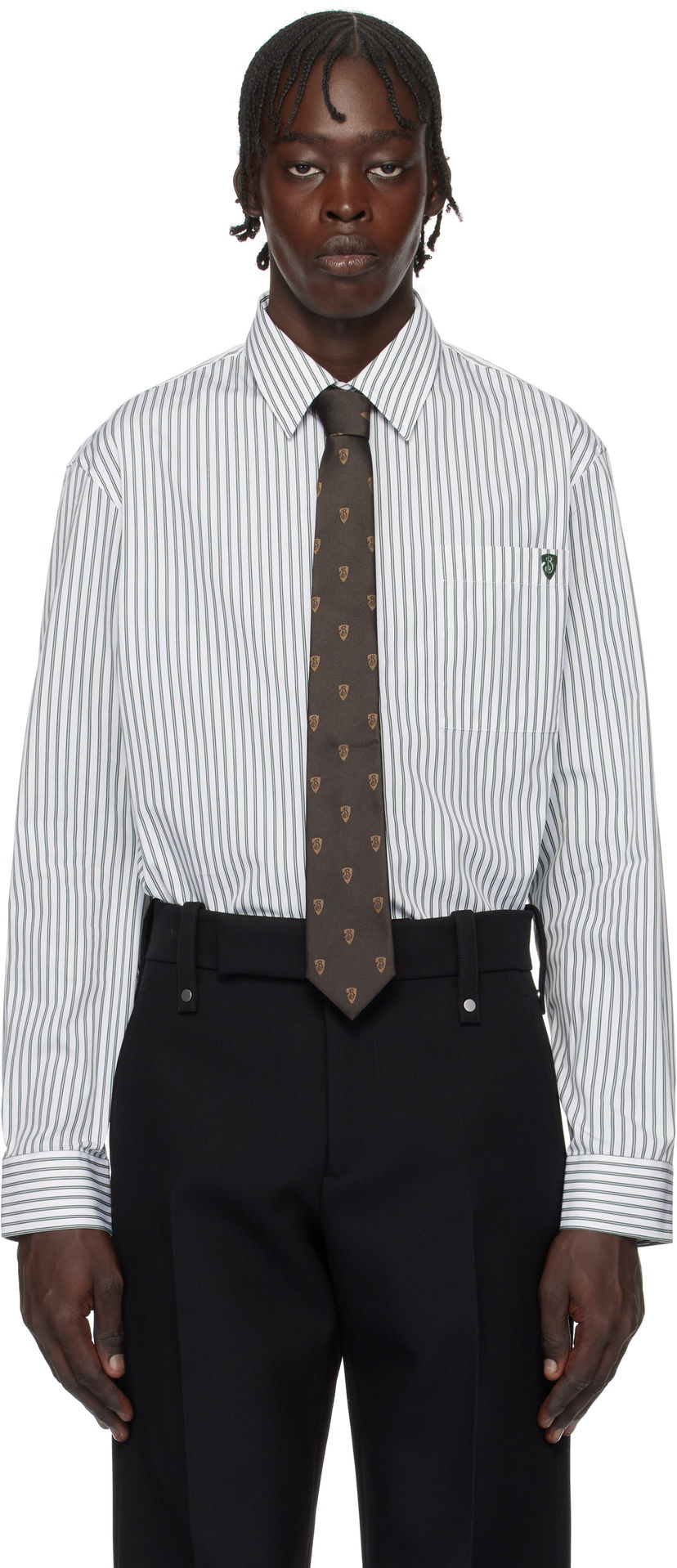 Srajce Burberry Striped Shirt Bela | 8102560