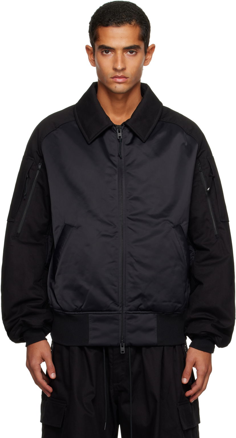 Bomber jakna Y-3 Y-3 UT Twill Bomber Jacket Črna | JY4554